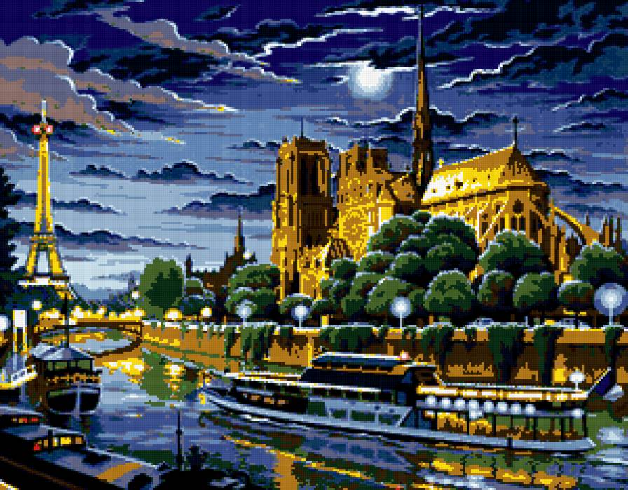 город - ночь, город - предпросмотр