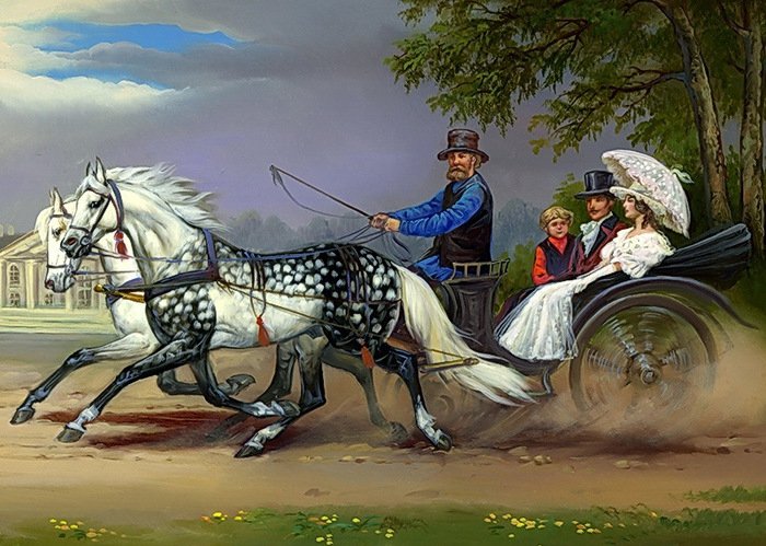 прогулка по городу - оригинал