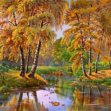 Схема вышивки «осень»