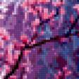 Предпросмотр схемы вышивки «Цветение сакуры» (№399167)