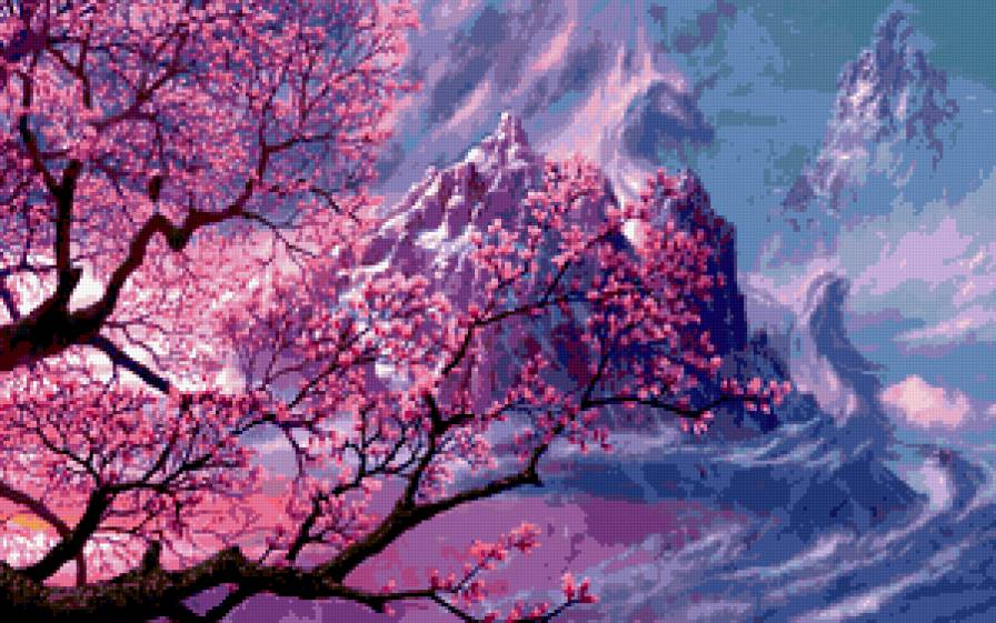 Цветение сакуры - предпросмотр