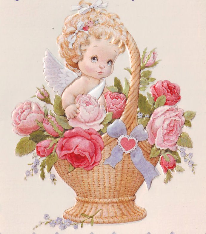 ангелок и розы - оригинал