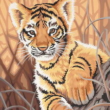 Оригинал схемы вышивки «tigri» (№399325)