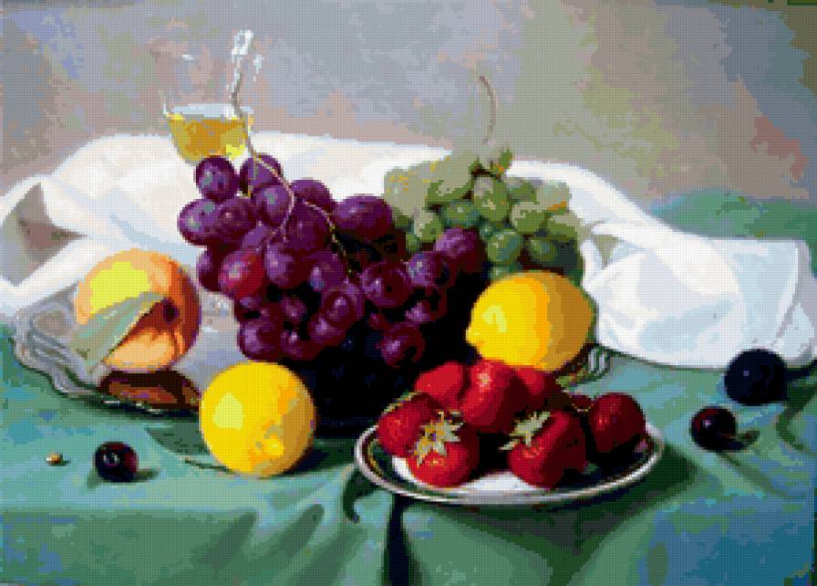 №399474 - натюрморт, ягоды, фрукты - предпросмотр