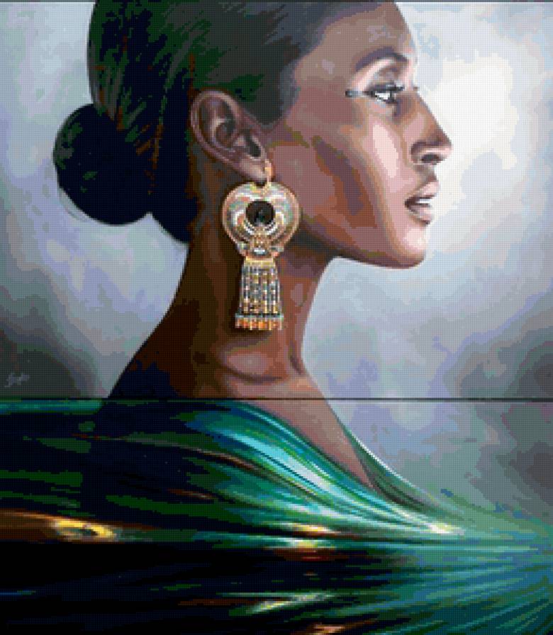 Африканка - женский образ, африканка, африка, женщина, девушка - предпросмотр