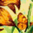 Предпросмотр схемы вышивки «цветы и бабочки» (№399720)
