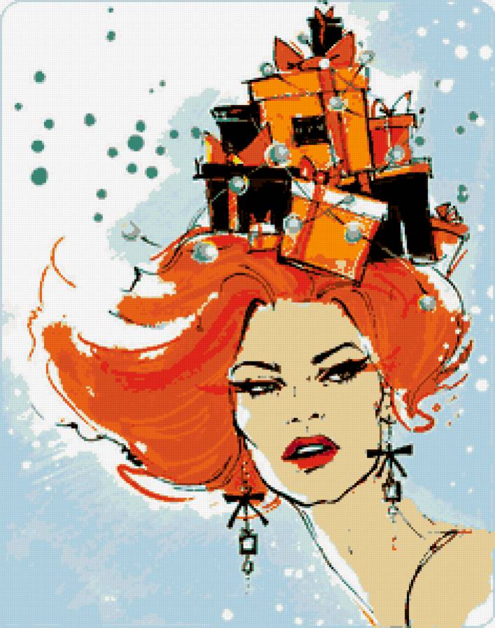 Королева подарков - девушка - предпросмотр