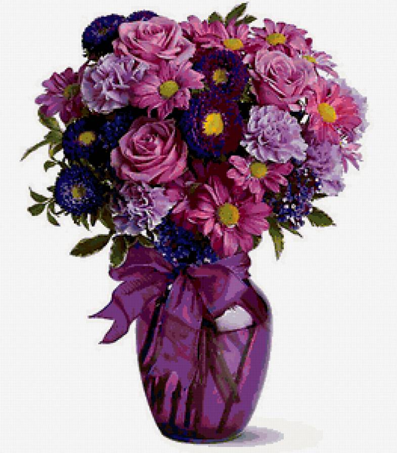 №400248 - цветы, ваза, букет - предпросмотр