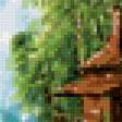 Предпросмотр схемы вышивки «домик в лесу» (№400720)