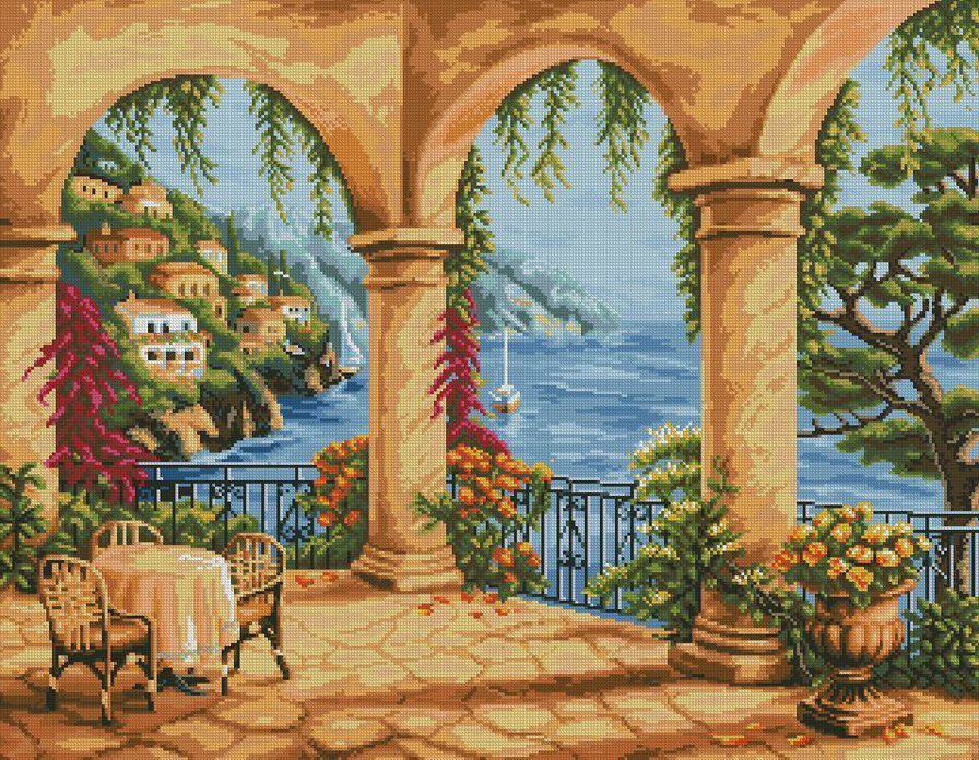 вид на море - оригинал