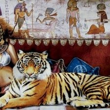 клеопатра и тигр