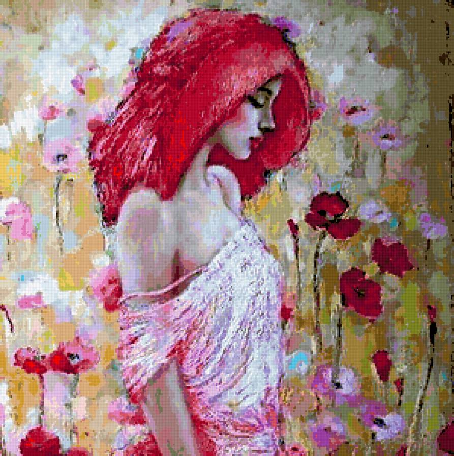 девушка, - картины - предпросмотр