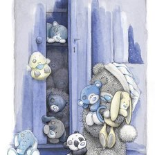 Схема вышивки «тэдди»