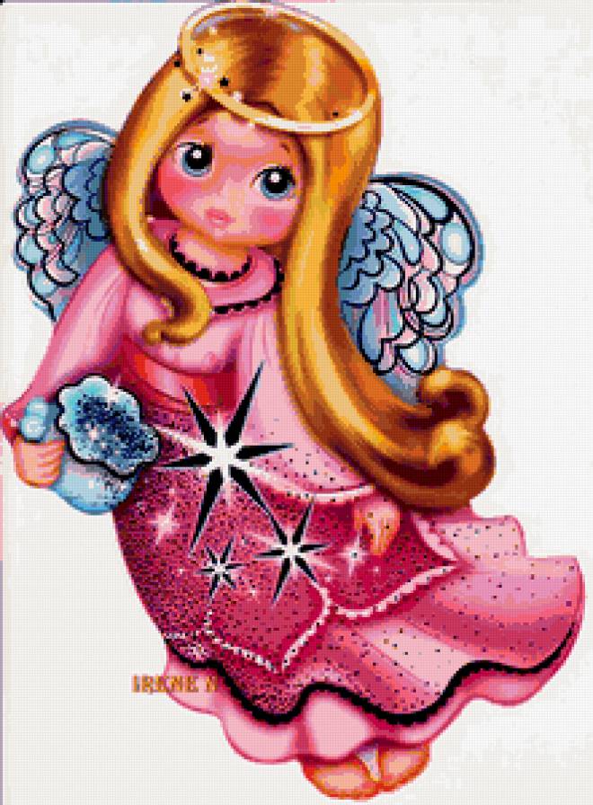 №401383 - ангел, детям, для детей, дети, девочка, живопись, ангел-хранитель - предпросмотр