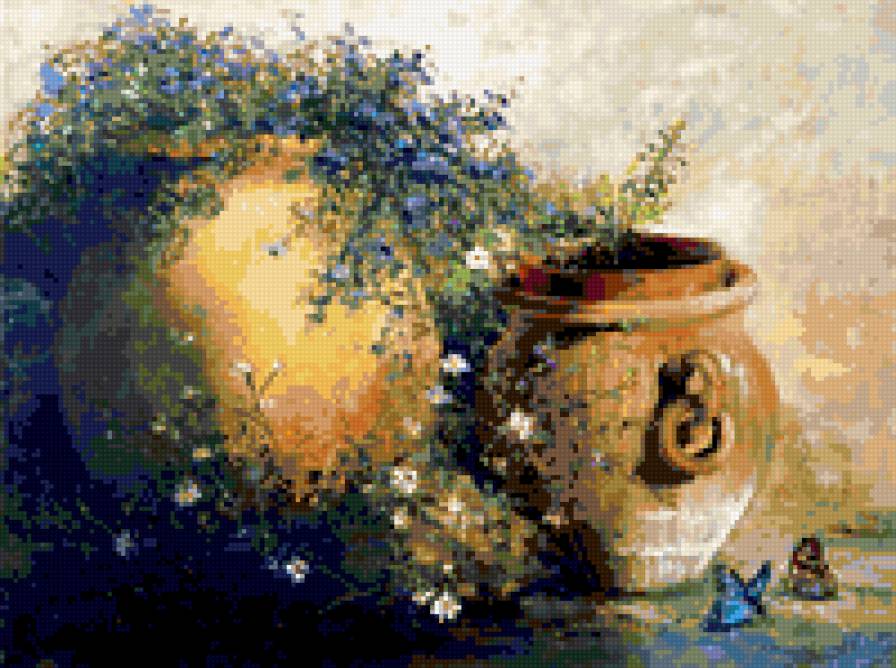 Прованс - прованс, цветы, горшки - предпросмотр