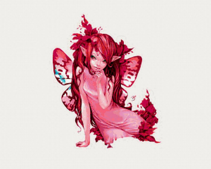 №402789 - фэнтези, девушка, эльфы, феи, девочка - предпросмотр