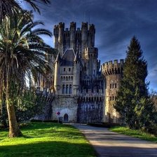 Схема вышивки «замок буртон»