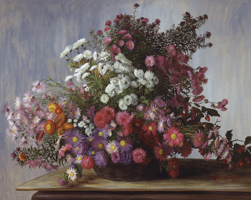 №402878 - цветы, букет, живопись, натюрморт - оригинал