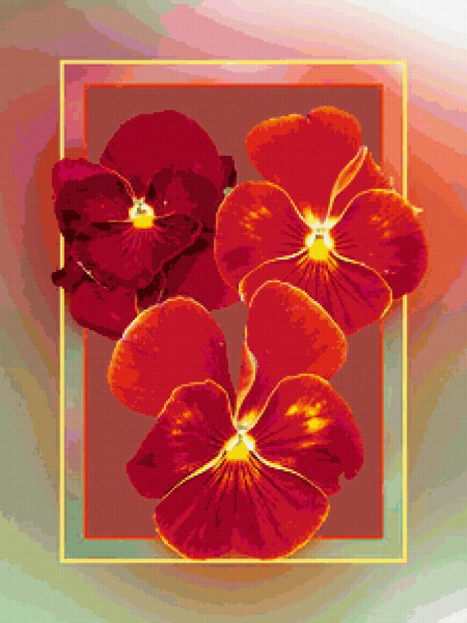 №402884 - цветы, фиалки, подушка - предпросмотр