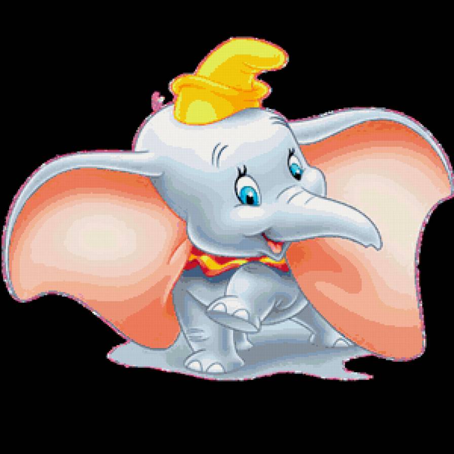 Слоник Дамбо - слон - предпросмотр