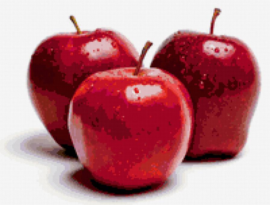 красные яблоки - фрукты, яблоки, красные - предпросмотр