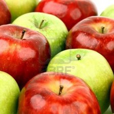 Красные и зеленые яблоки