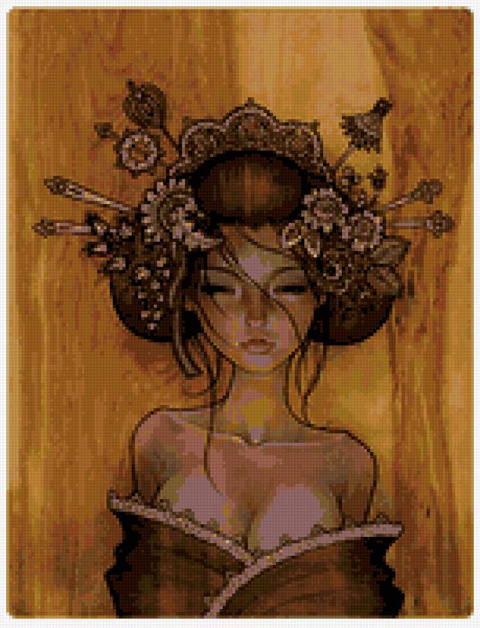 Японка - восток, девушка - предпросмотр