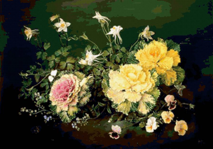 Букетик - букет, натюрморт, цветы - предпросмотр