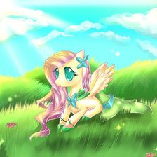 Схема вышивки «Флаттершай»