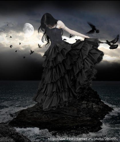 ворон - готика, ворон - оригинал