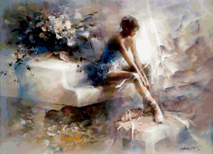 девушка, балерина - балерина, девушка, музыкальные инструм, танец, красавица, балет, весна - предпросмотр