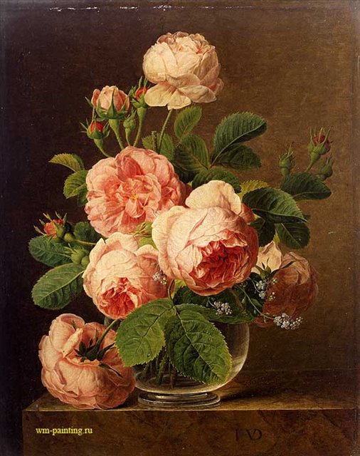 №404079 - розы, букет, ян франц ван дил, живопись, натюрморт, цветы - оригинал