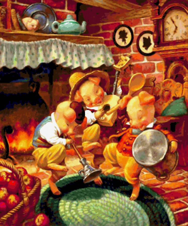 №404203 - дети, красота женщины, цветы, девушка, живопись, картины, фэнтези - предпросмотр