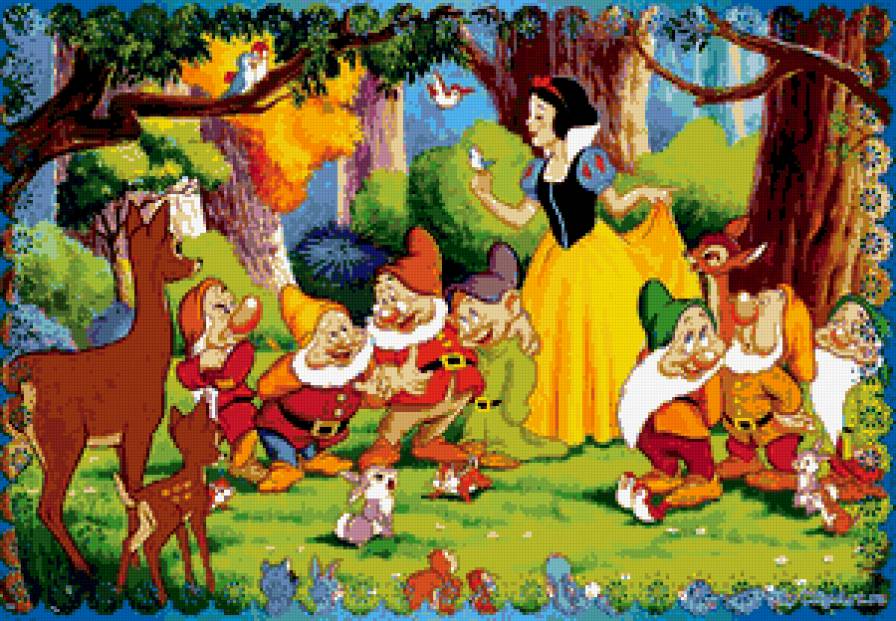 Белоснежка и семь гномов. - гномы., сказки - предпросмотр