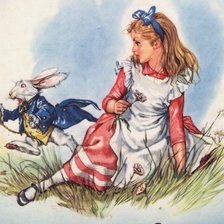 Схема вышивки «Алиса в стране чудес.»
