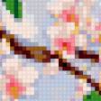 Предпросмотр схемы вышивки «Триптих "Птички на сакуре"» (№404325)
