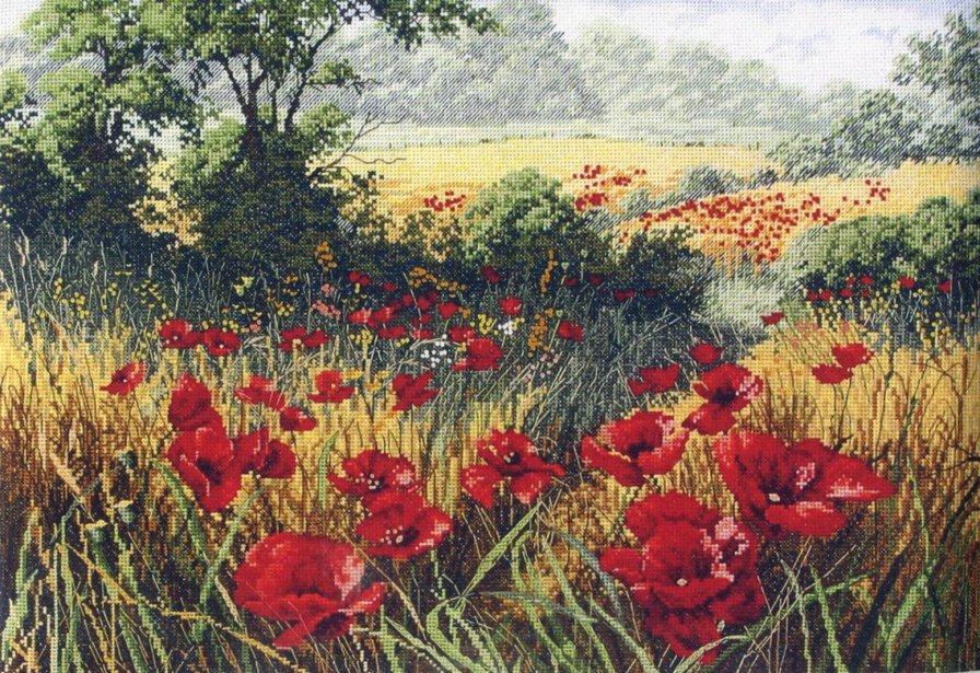 Маковое поле - оригинал