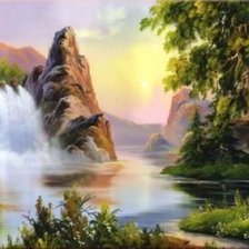 Схема вышивки «лоно природы»