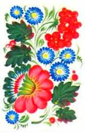 петриковская роспись - оригинал