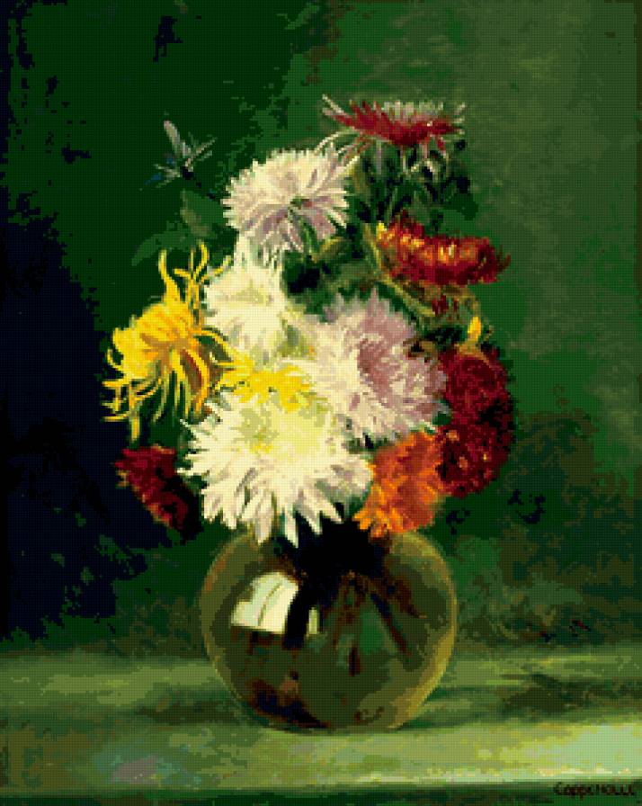 №405134 - букет, натюрморт, цветы, живопись - предпросмотр