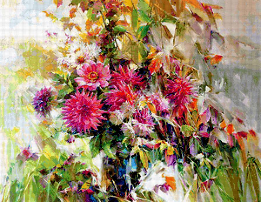 №405182 - цветы, дети, картины, красота женщины, живопись, девушка, фэнтези - предпросмотр