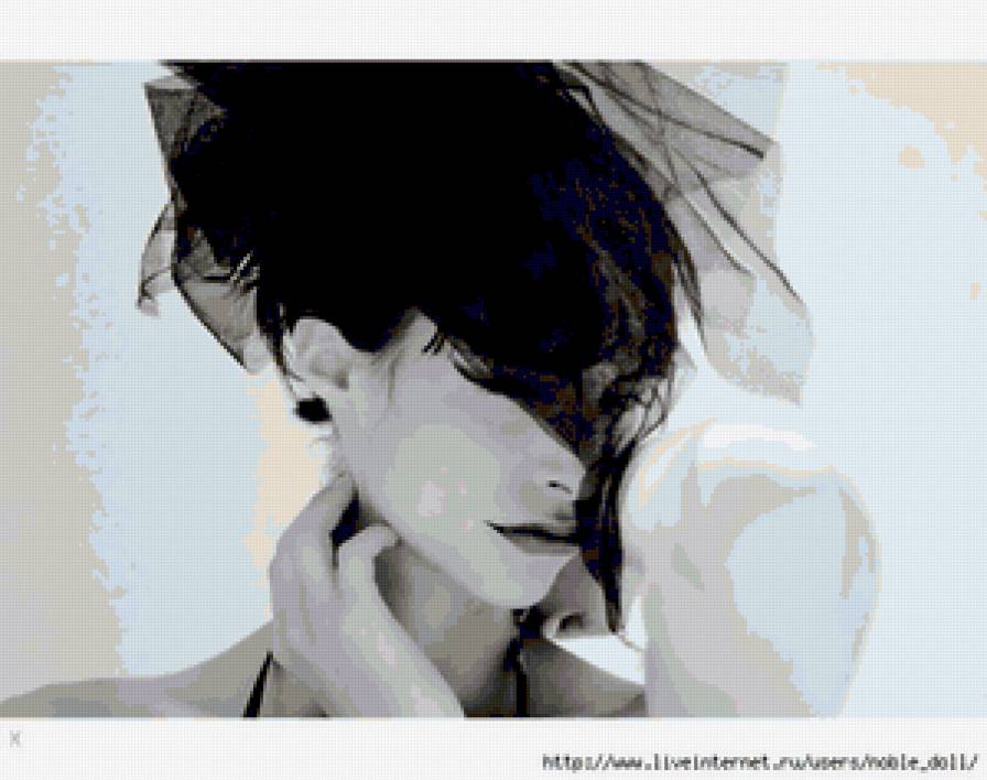 чёрно-белое дама - черно-белое - предпросмотр