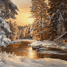 зима в лесу