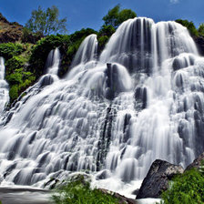 Оригинал схемы вышивки «водопад» (№407775)