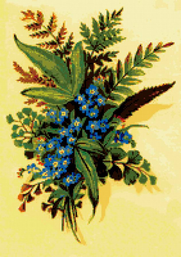 лесной привет - букет, цветы - предпросмотр