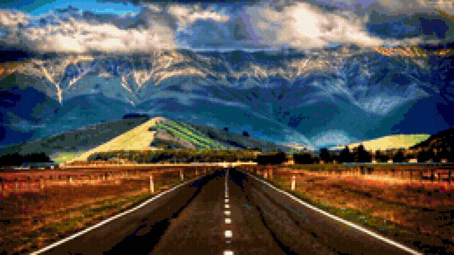 дорога грози - природа.гроза - предпросмотр