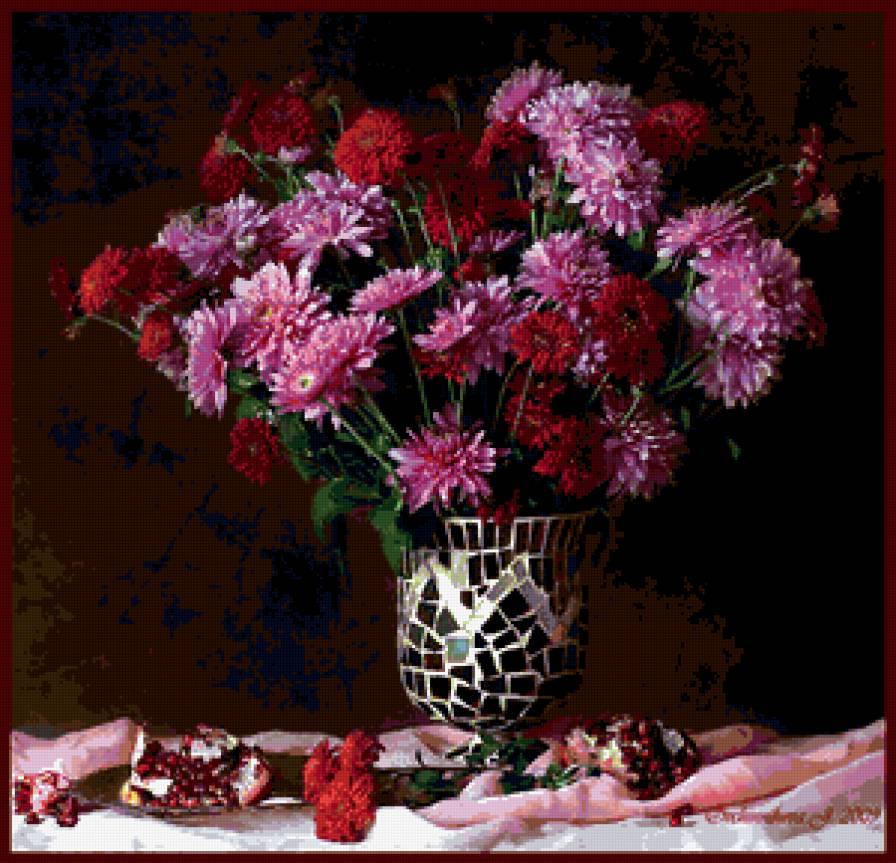 Цветы и натюрморты от Юлии Овчинниковой - живопись, натюрморт, цветы, букет - предпросмотр