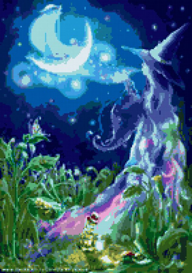 Сон - ночь, фэнтези, фея - предпросмотр