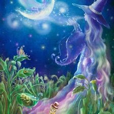 Схема вышивки «Сон»