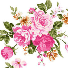 Схема вышивки «розы»